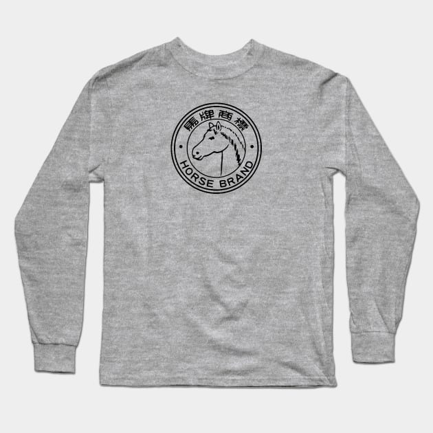 Horse Brand Long Sleeve T-Shirt by PyroFlashgear